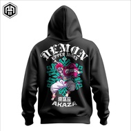 AKAZA Upper Moon Demon Slayer Hoodie Jacket - Kimetsu no Yaiba Anime T-shirt