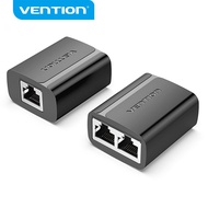 Vention RJ45 Splitter Connector Adapter 1 to 2 Ways Ethernet Splitter Coupler Contact Modular Plug C