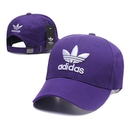 facsu68-Adidas Clover Hat Adidas Hat Purple Korean Baseball Cap Hip-hop Hat