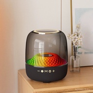 Bluetooth Cross-Border Desktop Speaker Dazzling LP90 Portable 2024 Subwoofer Glass+Small Speaker Wir