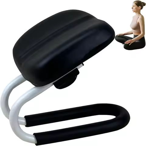 Meditation Seat Yoga Stool Kneelers for Praying with Sponge Cushion Non-Slip Leg Sleeve Bench Seat M