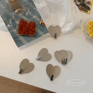 🌼Nana's Studio🌼 [Ready Stock] Biu Biu Hook // Heart Shape Stainless Steel Hook // Wall Hook