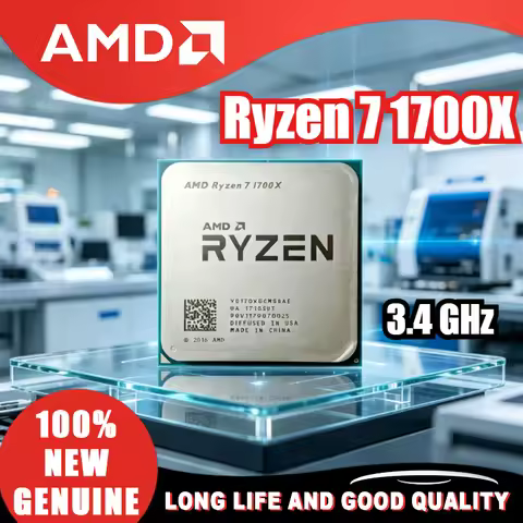 AMD Ryzen 7 1700X Socket AM4 3.4 GHz Eight-Core YD170XBCM88AE CPU Processor AMD R7 1700X 100% Brand 