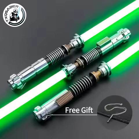 TXQ LUKE Skywalker NEW Year Lasers Combat Lightsaber Proffie Smooth Swing Blaster Metal Toys Cosplay