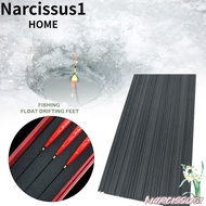 NARCISSUS 10pcs Floats Buoy Material, Drift Tail Carbon Fishing Float Drifting Feet, Hot DIY Tackle 