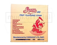 น้ำหวานเข้มข้น ตรา ซันนี่่บอย กลิ่นสละ ยกลัง 12 ขวด Sunny boy สีสัน สดใส หวานอร่อยสดชื่่น ราคาถูก พร