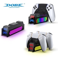 Touch Handle Colorful Light PS5Charging Dock Dual Port Cool PS5Elite Hive TP5-3571Double Handle 0HZB