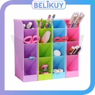 Belikuy Multifunctional 4 Layer Organizer Box for Office Stationery / 4 tier Color Office Pen Holder