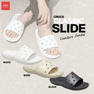 [ลิขสิทธิ์แท้] CROCS Classic Crocs Slide รองเท้าแตะคร็อคส์ แท้ รุ่นฮิต ได้ทั้งชายหญิง