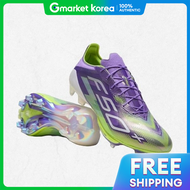 adidas | อาดดาส F50 FG ฟตบอล - สมวง Rush Cloud White Lucid Lemon JS3211 2472946