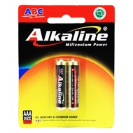 BATERAI ABC ALKALINE AAA/A3- 2Pcs | BATTERY ABC ALKALINE AAA - 2Pcs