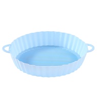Air Fryers Silicone Pot Reusable Air Fryers Oven Baking Tray Pizza Fried Chicken Basket Mat Round Cake Pan Air Fryer Accessories