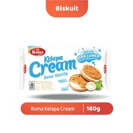 Roma kelapa cream cream biskuit kelapa dengan cream susu vanila 180