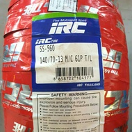 ยางนอก (IRC) SS-560 HONDA FORZA300 ตัวแรก ยางหลัง 140/70-13 เบอร์เดิมติดรถ (อะไหล่แต่งFORZA300ตัวแรก) รหัสสินค้า TY05041