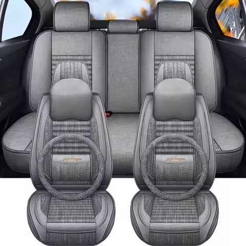 2025 new High Quality Flax Universal Car Seat Covers For Suzuki Swift Opel Astra j Citroen C4 Baic x