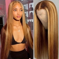 200% Density 34 Inch 13x6 HD Ear To Ear Lace Front Wigs And 5*5 Lace Clouser Wig Pre Plucked With Ba