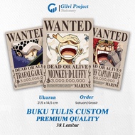 One Piece Bounty Notebook / School Notebook / Notebook Notebook Agenda Planner Journal Anime Noteboo