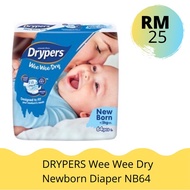 Drypers Wee Wee Dry Newborn NB64 ( Newborn )