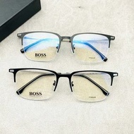 hugo boss titanium glassed 鈦金屬眼鏡