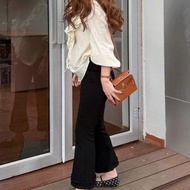 Guangzhou flared elastic pants 7019