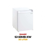 SHARP SJ-50MB-XW Kulkas 1 Pintu Mini Bar / Portable 50 Liter