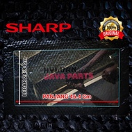 READY STOCK RAK KULKAS TEMPERED GLASS SHARP 1 DAN 2 PINTU ORIGINAL