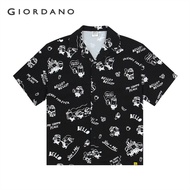 GIORDANO MEN 【Giordano x Minions】Men's Full Print Short Sleeve Shirt 0 01045251
