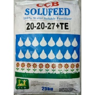 Baja CCB Solufeed (100% Water Soluble) 20:20:27+TE (Bunga dan Buah) Repack 500gm