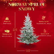 ต้นคริสต์มาส Norway Spruce Snowy - Christmas Tree | H 180/210 cm.
