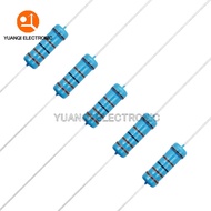 10pcs 5W 1% Metal Film Resistor 0.1R-10M 0.22 1 10 47 100 220 330 470 1K 1.5K 2.2K 3.3K 3.9K 4.7K 10