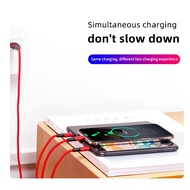 Cable USB Cable Android Fast Charging Cable 3 In 1 Cable / USB Cable 3in1 Cable Charger Android