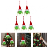 Christmas Gnome Ornaments 3.35 Inches Wide 9 Inches Tall Classic Red Santa Hats