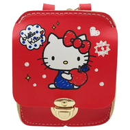 Hello Kitty 凱蒂貓 日式背包零錢包 紅色 Mini