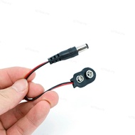 DC 5.5x2.1MM to 9V T I type Clips Cable Connector Buckle wires Connection  MY27B