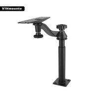 CGGF 360 Degree Universal 14''-20'' Tele-Pole Fish-finder Mount With 6''Single Horizontal Swing Arm 