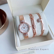 ✨ของแท้100%✨ นาฬิกาข้อมือ Anne Klein Women's Premium Crystal Accented Watch and Bracelet Set