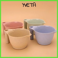 YVETA Coloring Mixing Dye Bowl, Styling Accessories Large Capacity Hair Dying Container,  DIY Wheat 