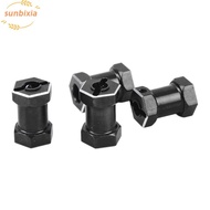 SUNBIXIA 4Pcs/Set Hex Drive Adapter Set, 12mm Metal RC Wheel Hex Hub, Durable RC Cars Accessories Wh