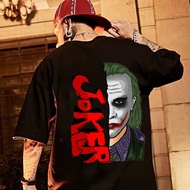 【Raya】 Joker Oversized Shirt Collection Graphic Tshirt for Men Women Unisex Korean Fashion T Shirt Design Template Lelaki Plus Size