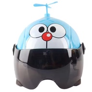 Half Helmets Kids Motorcycle kawaii cute cartoon Dual Lens Scooter bike Helmet Casco Vespa Village R