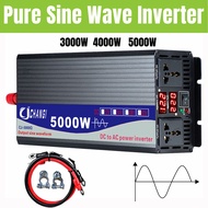 อินเวอร์เตอร์เพียวซายเวฟ5000W รุ่น12V/24V inverter pure sine wave ราคาพิเศษ DC TO AC Inverter CJ 500