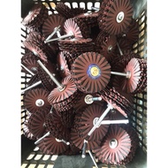 Abrasive cloth broom 80-100-120-150-180-240-320, removable abrasive leaves for customers to install 