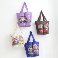 Shark Cat Cute Double Cup To Single Cup Dual-use Portable Milk Tea Bag Labubu Foldable Storage Bever