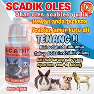 obat scabies gudik oles scadik 30 ml obat kutu jamur scabies gudik Ringworm untuk hewan kelinci Kuci