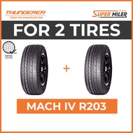 2pcs THUNDERER 175/65R15 MACH IV R203 Car Tires