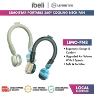 LEMOISTAR FN8 Portable Neck Fan 360° Cooling Tube LIMO-FN8 Bladeless USB Rechargeable Wearable Fan L
