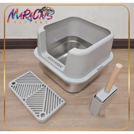 Stainless Steel Cat Litter Box With High Fence, Shipping from Manila