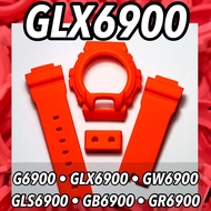 BNB • G6900 • GLX6900 • GW6900 • GLS6900 •GB6900 • GR6900 / SOLID ORANGE MATTE BAND & BEZEL /TALI JA