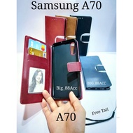 Flip cover Samsung A70 -A70S - Wallet leather case