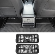 Backseat Air Vent Cover Air Flow Vent Grille Protection for Model 3 2024 Under Seat Air Outlet Cover